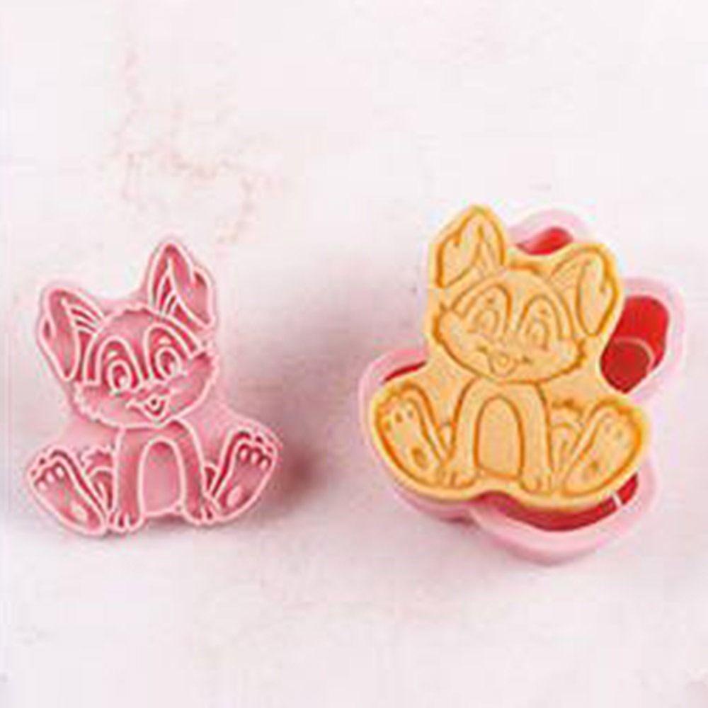 Solighter 8pcs/set 3D Kelinci Paskah DIY Pastry Dekorasi Plunger Bunny Cookie Cutter