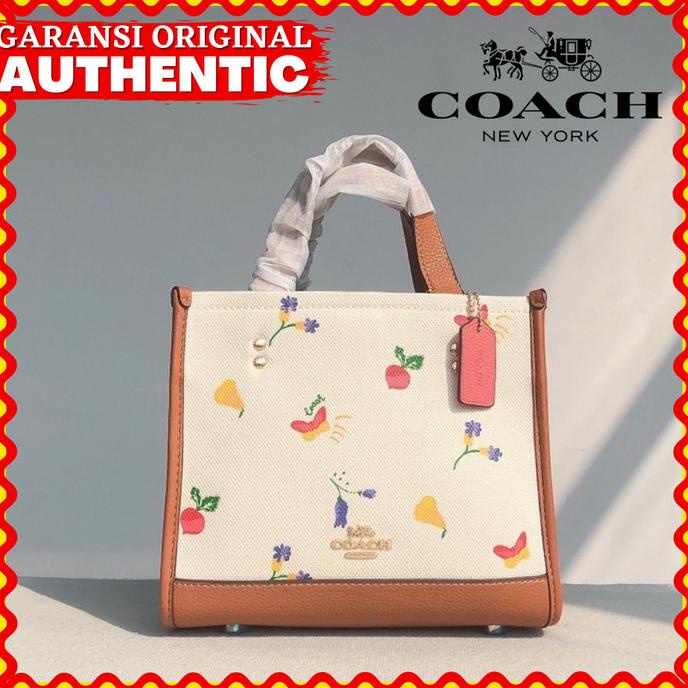 TAS COACH DEMPSEY TOTE 22 WITH DREAMY VEGGIE WANITA ORIGINAL BRANDED SRGE68546R