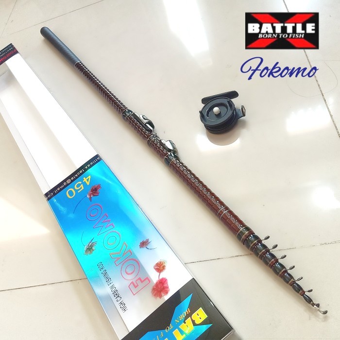 Tegek kolong Carbon kevlar Battle x Fokomo 450 + Reel