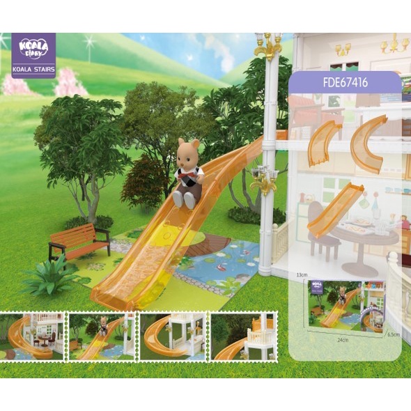 Promo Koala Diary Doll Room Accessories Slide Mini Furniture Mainan Perabotan Doll House Sylvanian