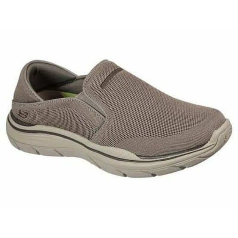 SKECHERS EXPECTED 2.0 DEMAR TAUPE SLIP ON SIZE 40/41/42/44/46 MEN ORIGINAL BY SPORT STATION