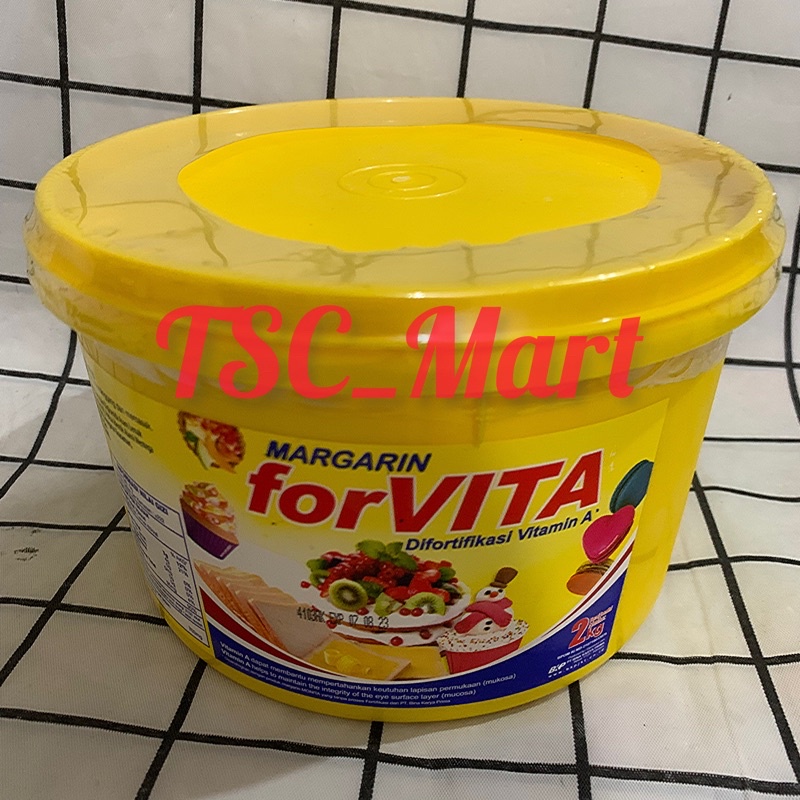 

Margarin Forvita 2Kg / Margarin / Forvita / 2Kg / Margarine / Mentega / Gold / Halal / blueband