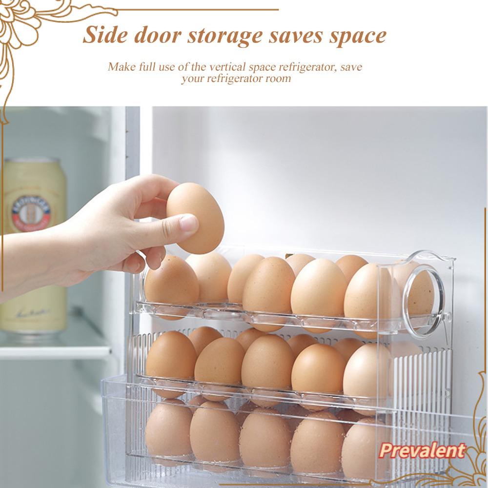 Preva Wadah Telur Kulkas Pintu Kulkas Rumah Tangga Kapasitas Besar Egg Organizer Rak