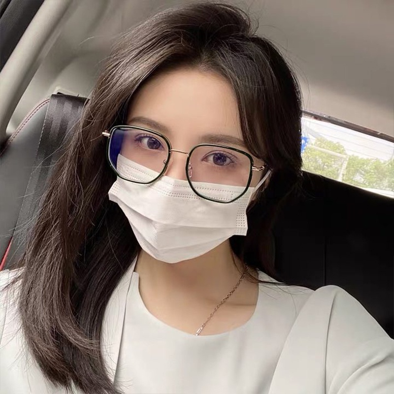 【COD】Kacamata Anti Radiasi Pelindung Komputer Anti blue Komputer Bingkai Bulat Bahan Logam Gaya Korea Untuk Pria Dan Wanita