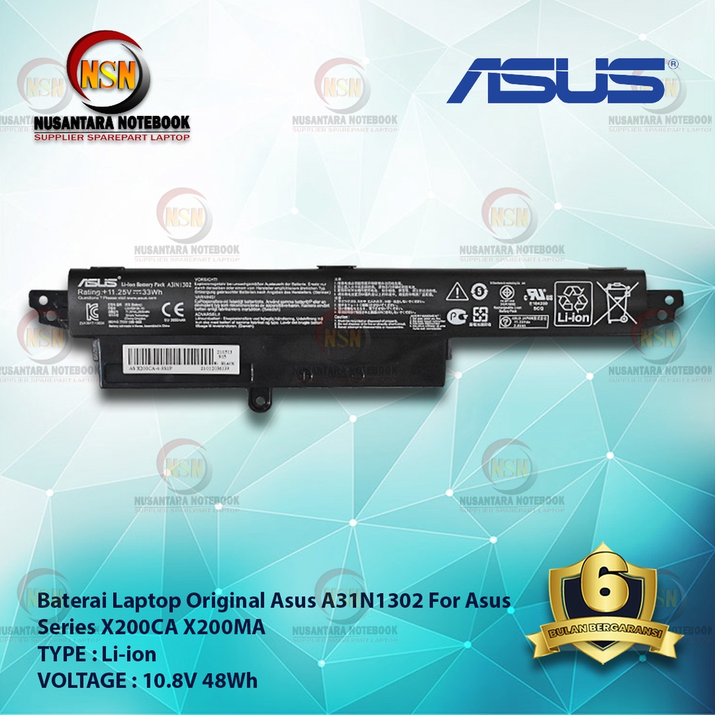 Baterai Laptop Original Asus X45 X45A X45V X45D A32-K55 A33-K55 A41-K55 11.25V 33Wh