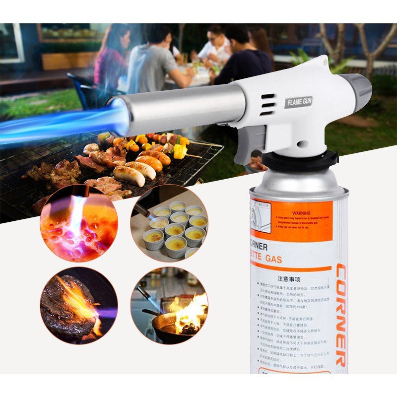 Jual Portable Gas Torch Alat Bakar Bbq Blow Torch Api Las Auto Torch Flame Gun Pematik Gas