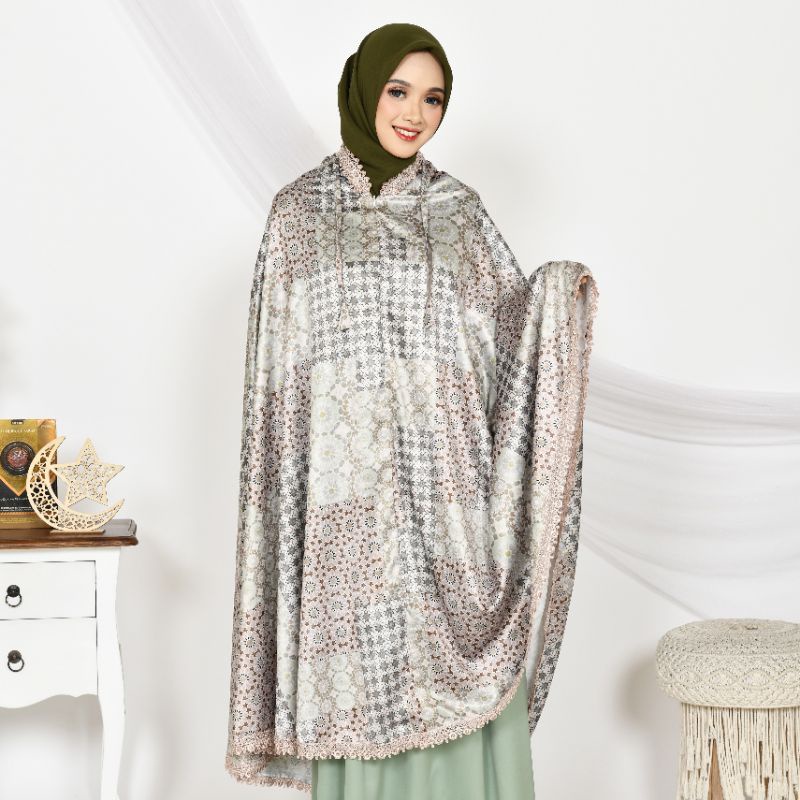 MUKENA HERMEY SILK PREMIUM 2IN1 MOROCCO SERIES