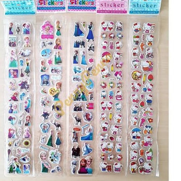 

Ready stock➡ Tempelan Sticker Anak Timbul isi 20 lembar campur 75 ✱