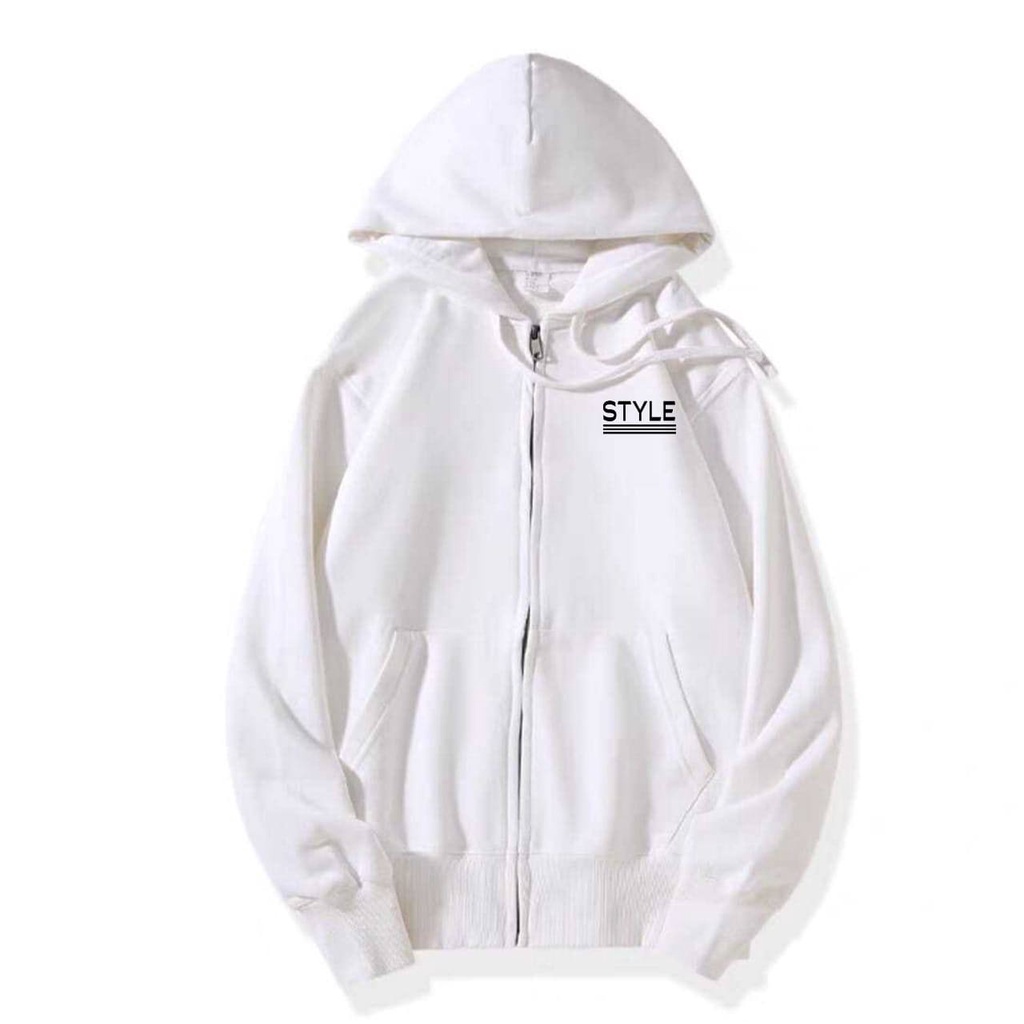 KIYOREN JAKET SWEATER HOODIE ZIPPER RESLETING UNISEX PRIA DAN WANITA DEWASA