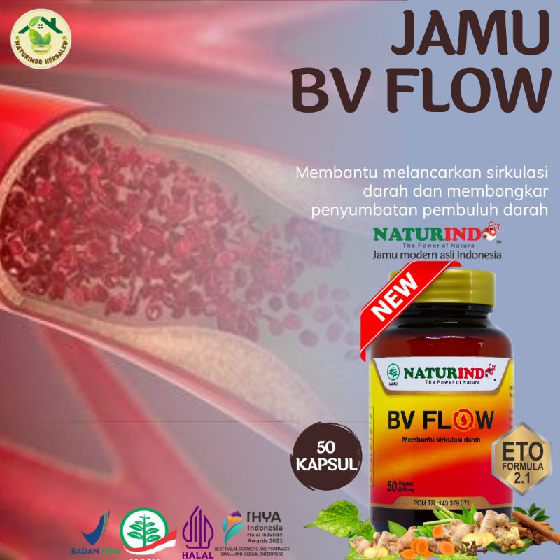 Obat Kesemutan Kram dan Kebas BV FLOW NATURINDO