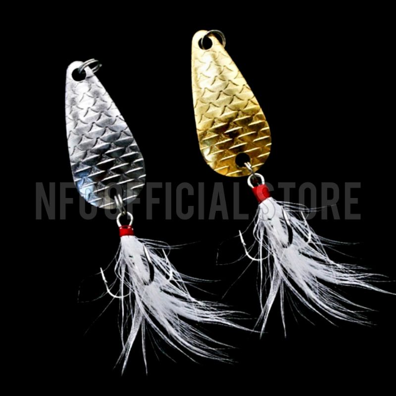 Lure metal spoon 4 cm 6,5 gram Umpan casting Baby GT Talang-talang