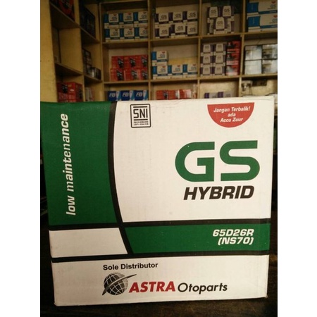 Aki Mobil Gs Hybrid Ns70