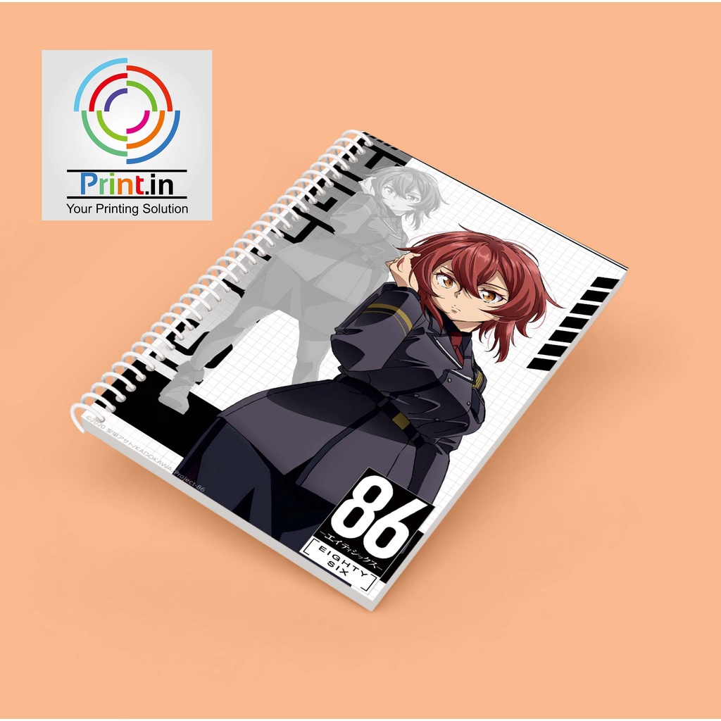 

Notebook Spiral Anime 86 Eighty Six Kurena Kukumila Hardcover dan Softcover