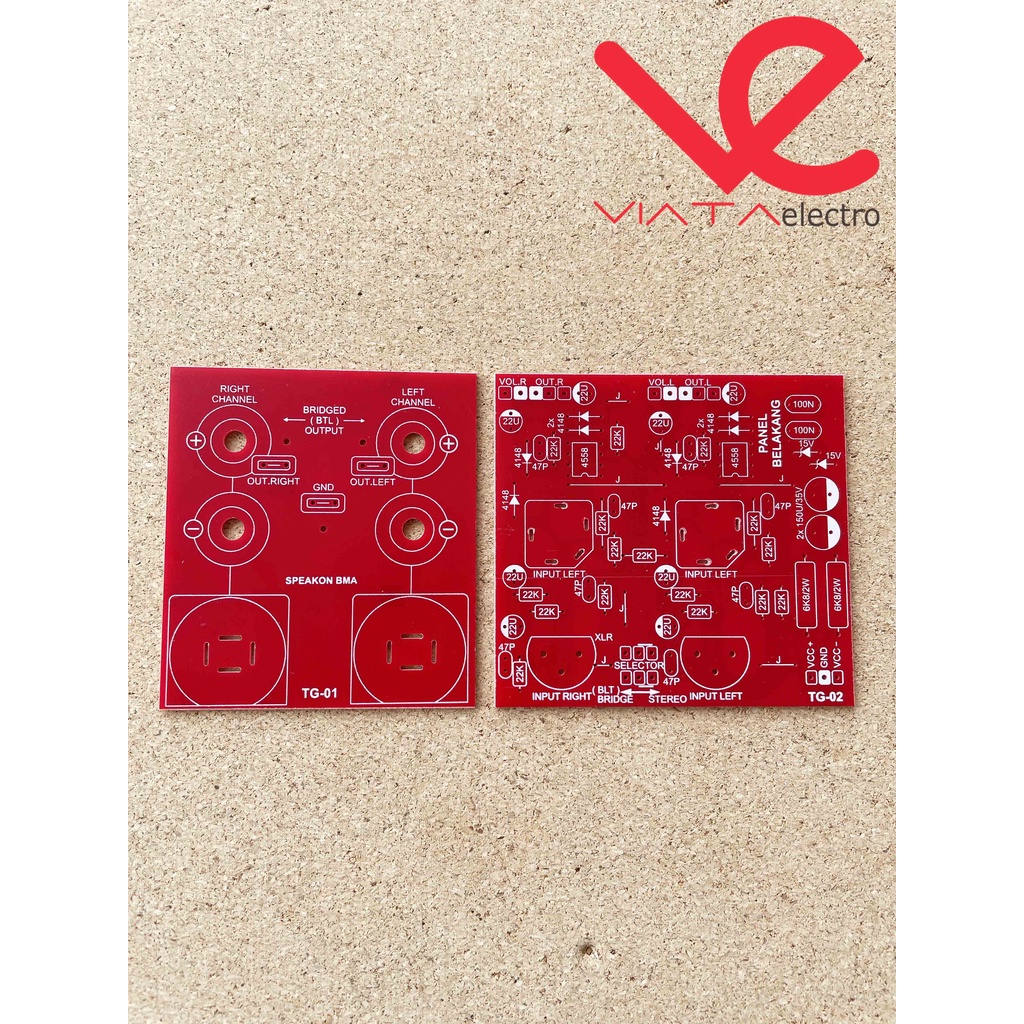 1SET PCB INPUT BALANCE PANEL CA SERIES CA10 CA20 CA30 BOX PANEL BELAKANG PANEL CA SERIES