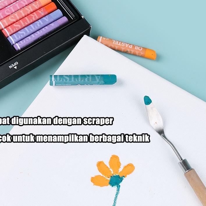 

Barang Baru Giorgione Krayon set Warna Cerah Crayon Lembut 12/24/36/48 PCS / Art Set Peralatan Gambar Lukis Bentuk Ergonomis^^