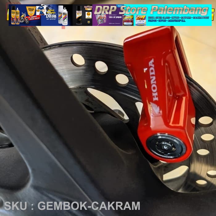 Kunci gembok cakram motor HONDA original AHM Disk Brake Lock Safety