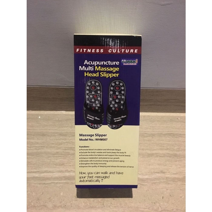 Waki Sandal Kesehatan/Foot Reflexology/Akupuntur/Pijat Kaki/Slipper - W .Letha