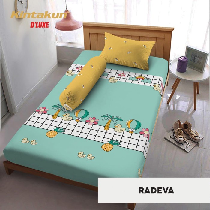 Kintakun - Sprei Single Kintakun Deluxe Terlaris Radeva 120x200 cm {Property Off Liliy Grosir Sprei