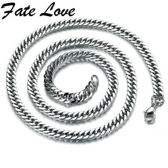 KALUNG EXCLUSIVE TITANIUM 316L AKSESORIS PRIA DAN WANITA IMPOR KOREA