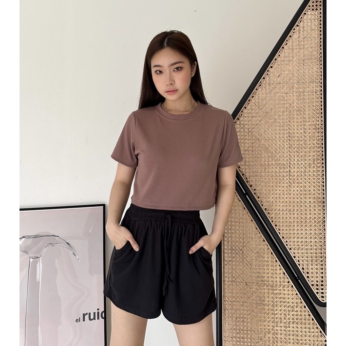 JENNIE KNIT CROP TOP / ATASAN CROP WANITA