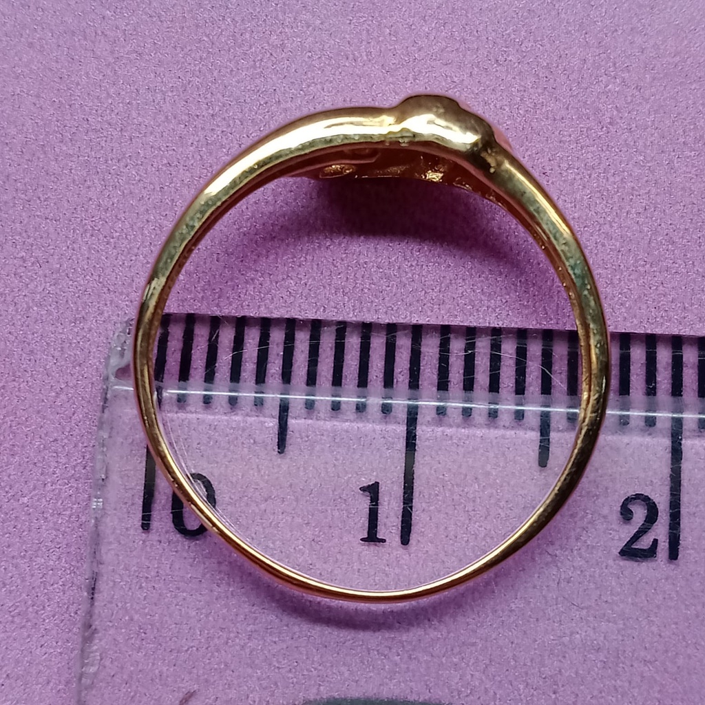 Cincin Emas 17K - 1.3 gr Kadar 750 - 191