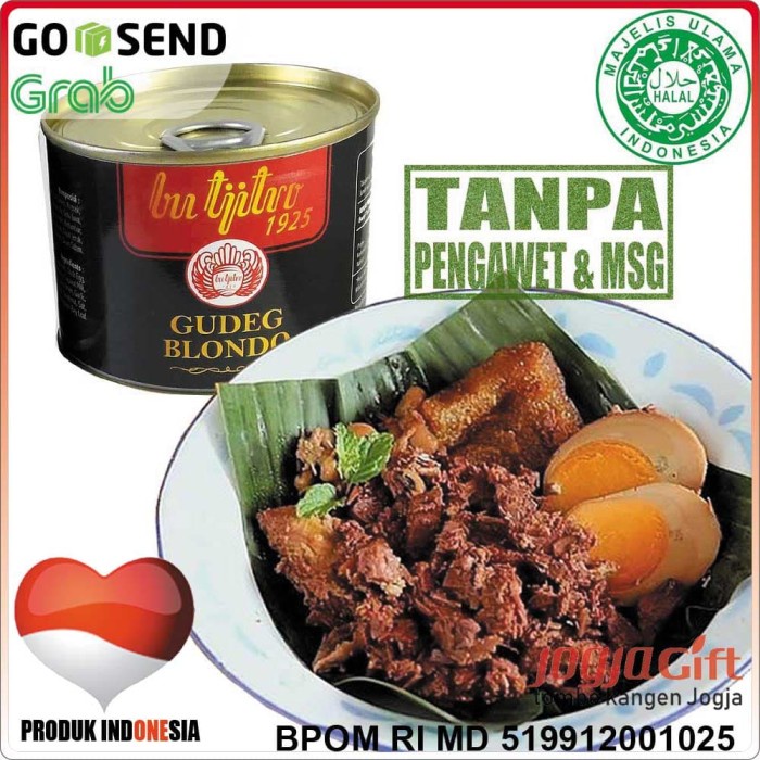 

NEW Gudeg Kaleng Bu Tjitro Blondo