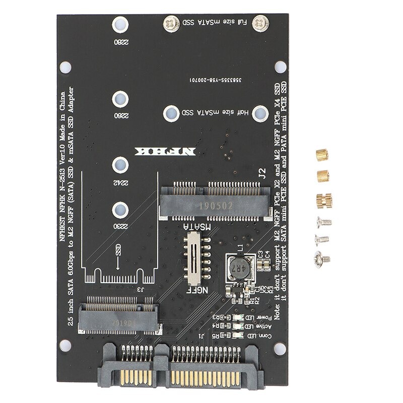 NFHK Adaptor Konventer M.2 NGFF SSD to SATA III 2.5 Inch - N-2513