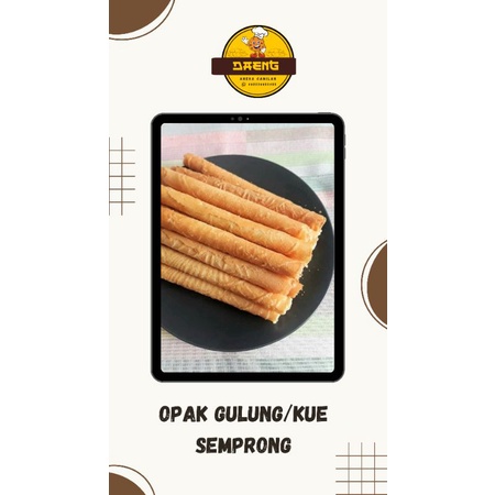 

Kue semprong/Opak gulung