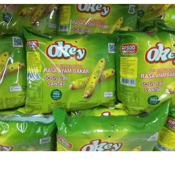 

ㅬ Okey Sosis Ayam Bakar Siap Santap isi 30 pcs ✉
