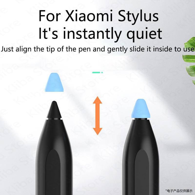 10pcs Penutup Ujung Pensil Untuk Xiaomi Smart Pen Mute Silikon Nib Case Untuk Touchscreen Stylus Pen Case