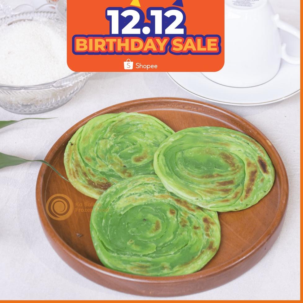 

[KODE L9RDR] [ISI 10] Roti Cane Pandan isi 10 Pcs / Roti Canai / Roti Maryam / Roti Konde Pandan isi 10 Pcs