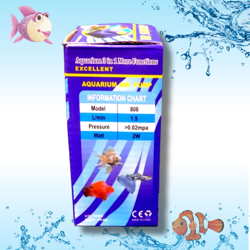 Airpump Aerator Udara 1 Lubang LUCKINESS 808