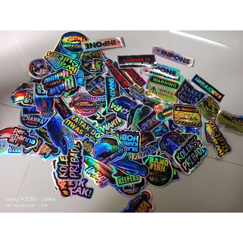 

stiker hologram