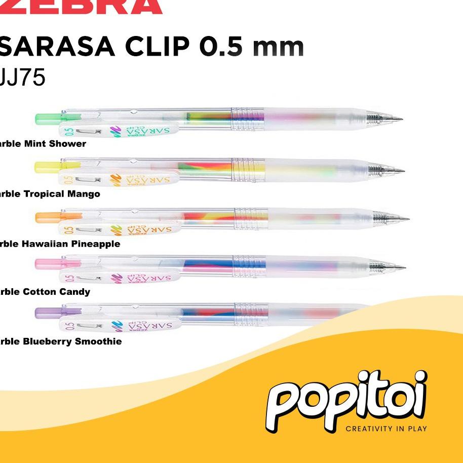 

➲ ZEBRA SARASA CLIP JJ75 Gel Pen 0.5 mm Marble Series ㅾ