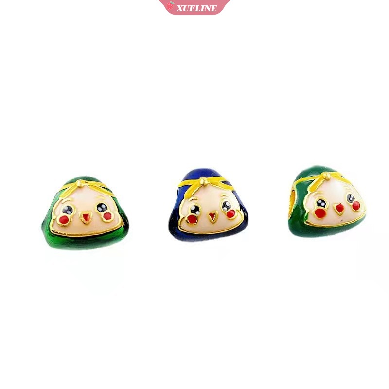 Festival Perahu Naga Kecil zongzi Liontin Tali Tangan Buatan Tangan Hijau smiley face seven colorful rope baby braided bracelet [ZXL]