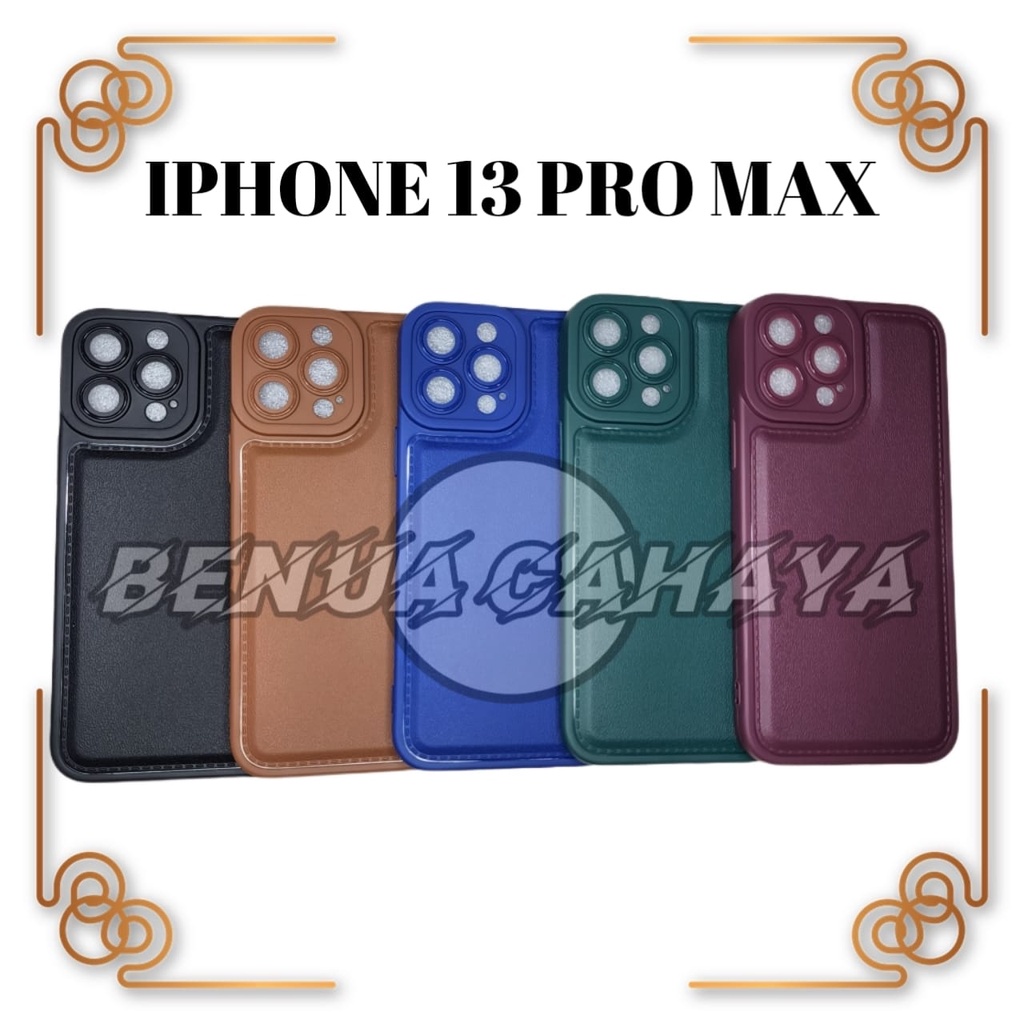 SOFTCASE IPHONE 13 / 13 PRO / 13 PRO MAX CASE LEATHER PRO SOFTCASE NEW - BENUACAHAYA