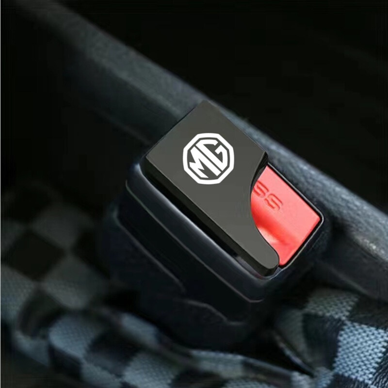 Untuk mg zs hs gs mg 5mg 6 1PC Pengaman Mobil Tersembunyi Sabuk Pengaman Gesper Klip Aksesoris Mobil