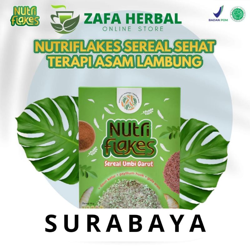 

NUTRIFLAKES Sereal Umbi Garut untuk Diet Sehat dan Meredakan Asam Lambung