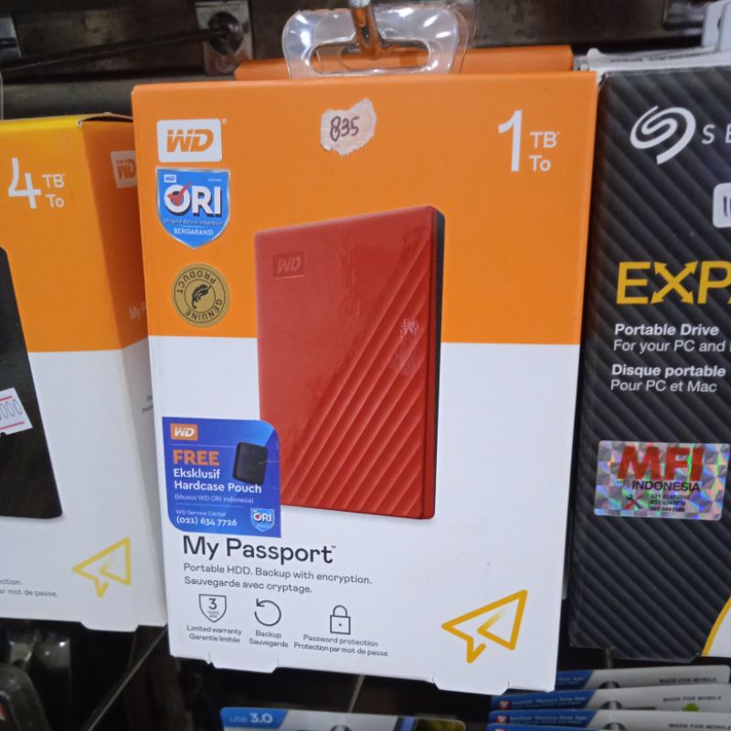 HDD External WD My Passport 1TB