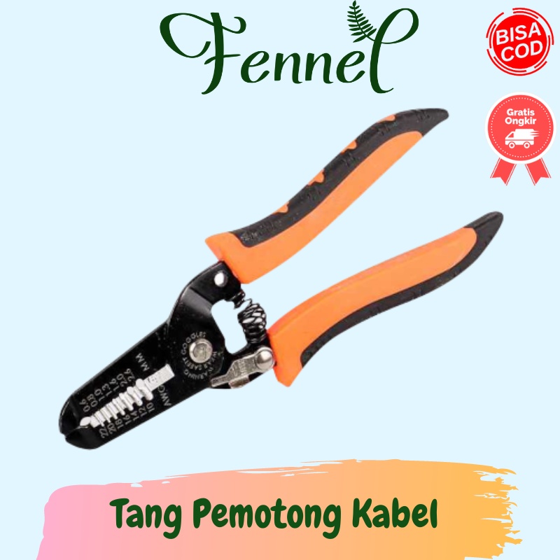 Tang Pemotong Kabel Wire Cutter Pliers JM-CT412