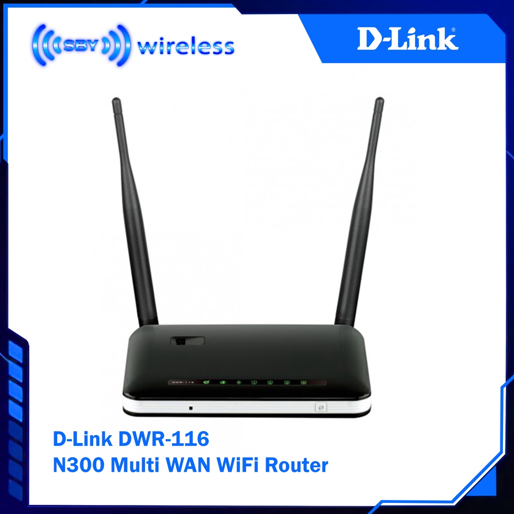 DLINK DWR-116 N300 Multi WAN WiFi Router 3G/4G