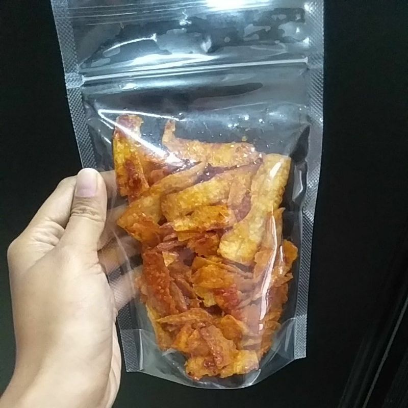 

makanan cemilan kripik singkong "MisDa" Amis lada /pedas manis/ bumbu lengket/ bumbu rujak