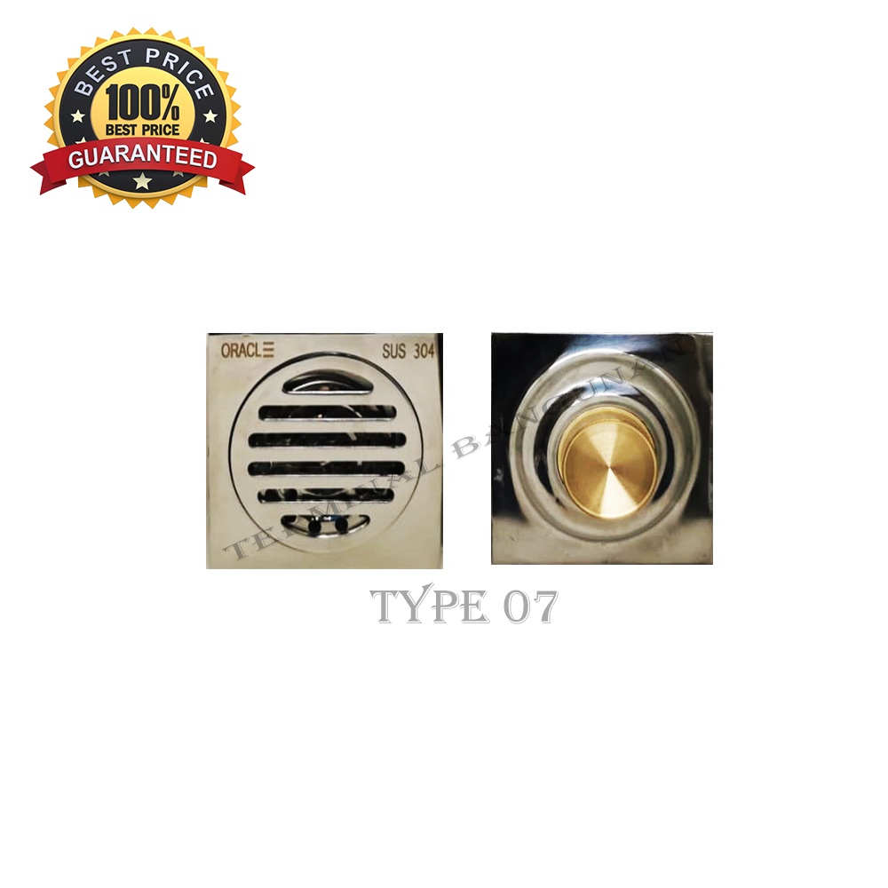 Saringan Got Oracle Kamar Mandi Stainless Steel Floor Drain