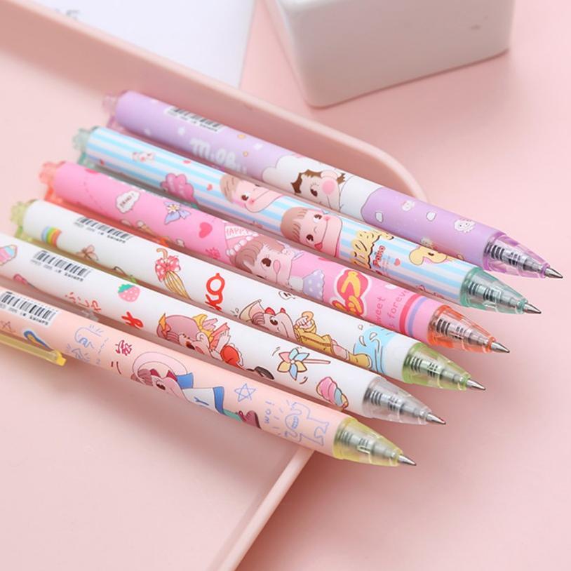 

(Q(91)✪) MURMURE.ID | PULPEN MEKANIK KARAKTER MILKY PEN CUTE PENA LUCU KARTUN TINTA GEL BLACK 0.5MM PN082 paling laris