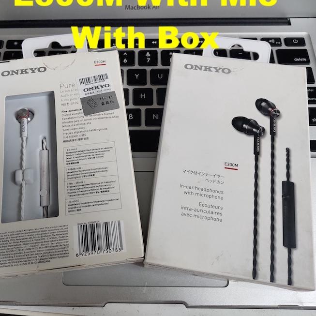 Harga Termuraah Original Onkyo E200 E300M Earphone Semi-Open Stereo High Fedility (No Box)