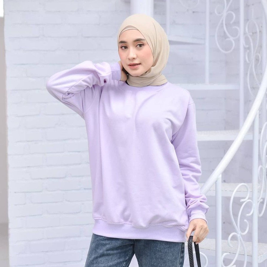 SANSURBAGS Basic Sweater Wanita - Sweater Wanita Kekinian