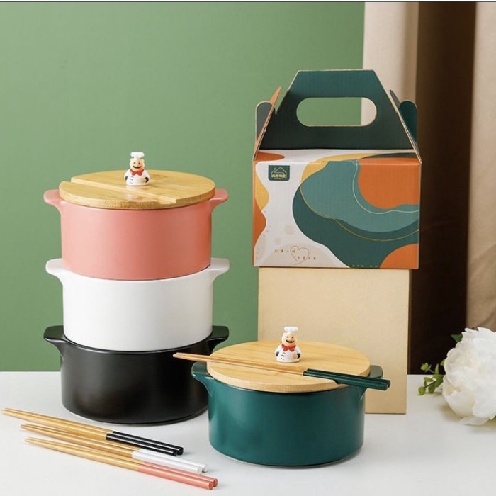 .........] Panci keramik lucu panci keramik cheuve ceramic pot gift set