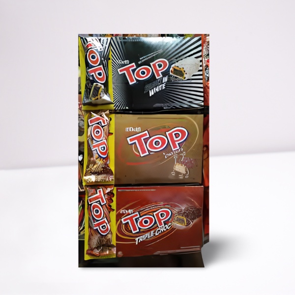 Delfi Top Wafer Coklat (1 box isi 24 pcs x 9gr) waffer enak dan murah