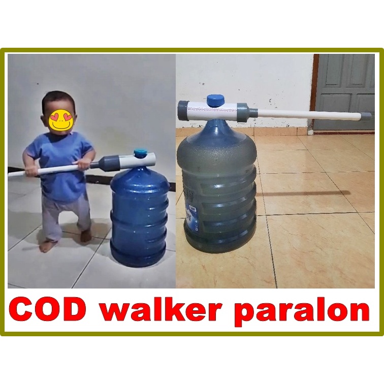 TERMURAH Baby Walker Pipa Paralon Kuat , Pushwalker , alat belajar jalan bayi murah . belajar bayi j