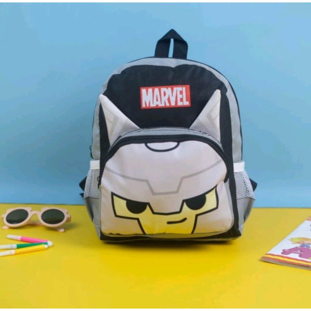 Tas Ransel anak sekolah Terbaru - Tas Ransel anak sekolah Paud Dan TK - Tad Ransel anak sekolah Karakter - Tas ransel anak sekolah Multifungsi - Tas Ransel anak sekolah Marvel